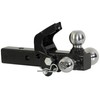 Buyers Products 1802279 Tri-Ball Truck Hitch With Hook, Solid Shank