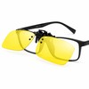 ZesMark Polarized Sunglasses, Flip-up Type, Clip On Sunglasses Over Your