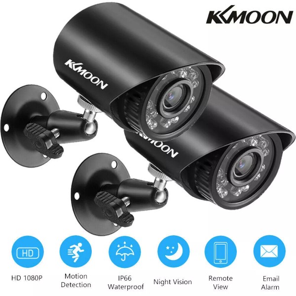 KKmoon 2PCS KKmoon 2MP 1080P Security Camera NTSC System High