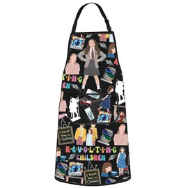 WZMPA Broadway Matilda Kitchen Apron Matilda Theatre Fans Gift Matilda Musical Cooking Apron Broadway Matilda Merchandise, Matilda Revolting Ap