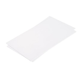 QUARKZMAN ABS Plastic Panel 7 Inches x 4 Inches x 0.06 Inches ABS Styrene Plates for Building Models DIY Craft Panel White Pack of 2