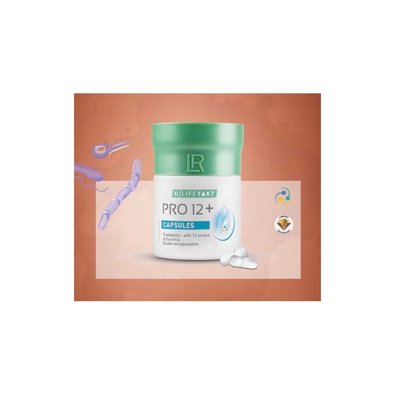LR Pro 12+ capsules, optimised formula of well-known Pro12 capsules,