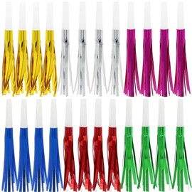 Lovecheer 60PCS Noise Makers Party Blowers Horns Multicolor Blowouts Whistle Cheer Adults Sports Team Spirit Birthday Wedding New Year