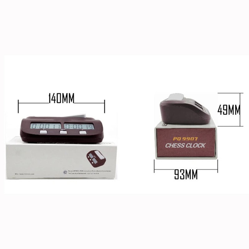 Chess Clock Timer, Electronic Digital Chess Timer with Countdown, 3-in-1