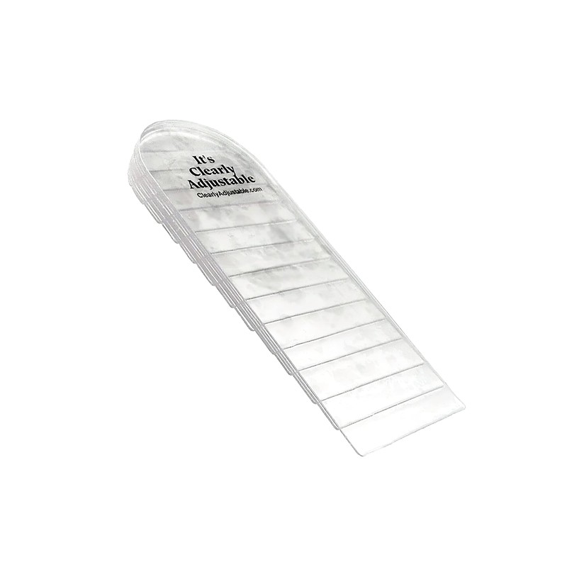 Clearly Adjustable Heel Lift Shoe Inserts | for Leg Length