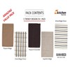 Olivia Rocco 5 Pack Terry Kitchen Tea Towels Cotton Super