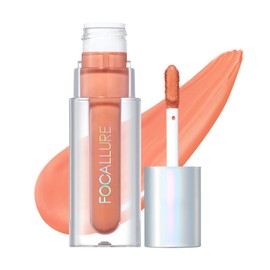 FOCALLURE ALL-OVER Liquid Eyeshadow, Long Lasting Shimmer Eye Shadow, Multi-Dimensional Finish Glitter Gloss, Crease Resistant, Quick Dry, OR02 EXCEITEMENT