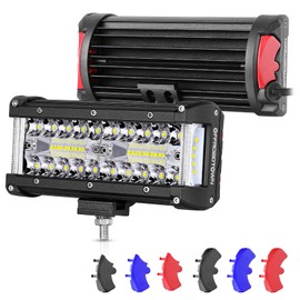 OFFROADTOWN Side Shooter LED Light Bars 7 Inch Spot Flood Combo LED Pods Offroad Driving Light Fog Work Pods Bumper Lights for Truck ATV UTV Motorcycle Pickup Boat