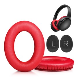 XBERSTAR Replacement Ear Pads for Bose QC45 Headphones Earpads Cushions (red for Bose QC45)