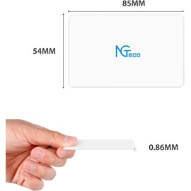 NGTeco 10 PCS RFID Cards for Time Clock, Compatible Time and Attendance Machine, NG-TC1/NG-MB1/NG-MB2