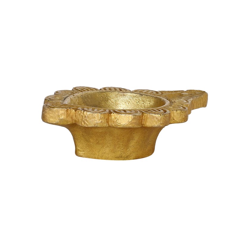 Guru JEE Brass Deepak for Puja Aarti Gifts Oil Wicks