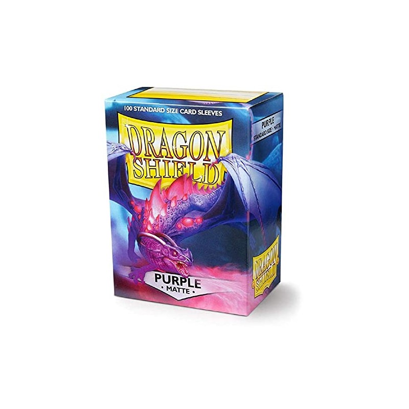Dragon Shield Matte Purple Standard Size 100 ct Card Sleeves
