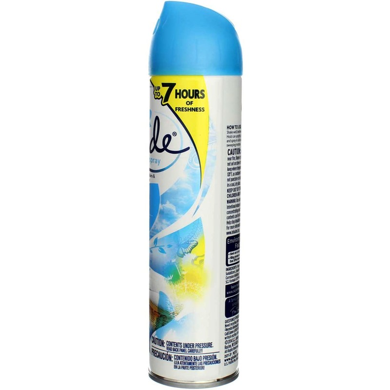 Glade Aerosol Spray, Clean Linen, 8 Ounce
