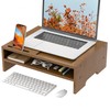 Monitor Stand Riser with Storage Organizer Desktop with Cooling Holes