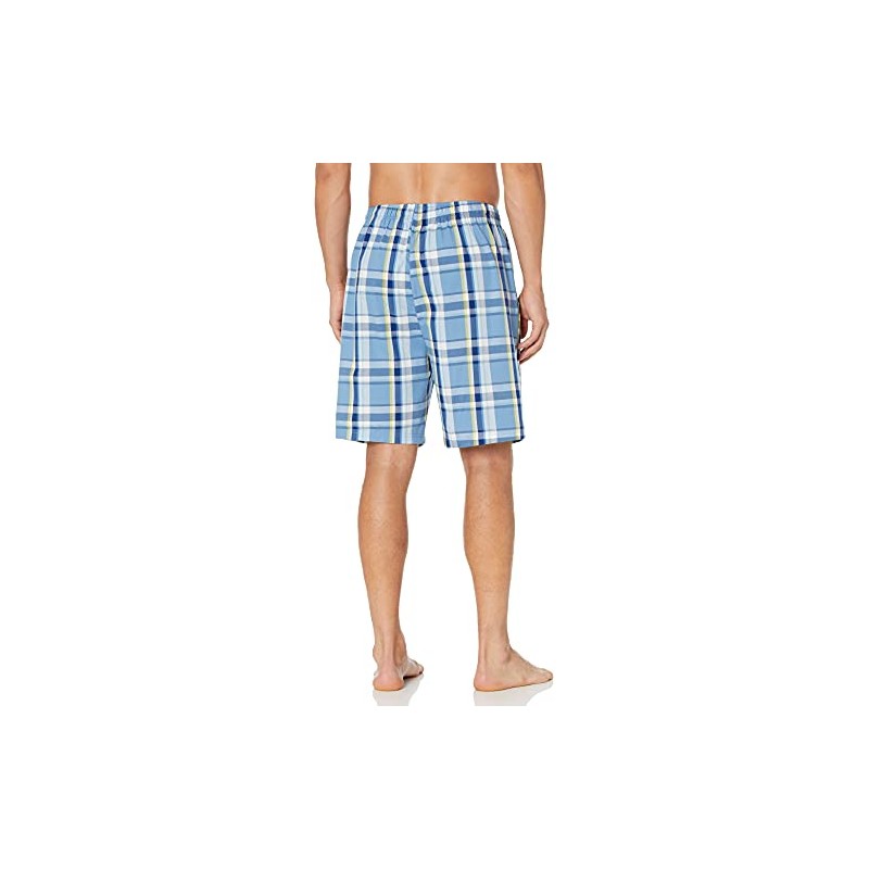 Nautica Men's Soft Woven 100% Cotton Elastic Waistband Sleep Pajama