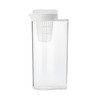 Muji MDC47A2A Horizontal Water Bottle with Strainer, White, Approx. 6.6