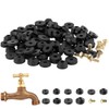 106Pcs Faucet Washer Assortment Kit Rubber Flat and Beveled Washers