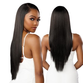 Sensationnel Bare lace fulllace wig - unit 1 all lacefrontal glueless synthetic 180 degree preplucked hairline (1 JETBLACK)