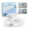 4Pcs Bed Sheet Holders for Corners ABS Material One-Time Installation