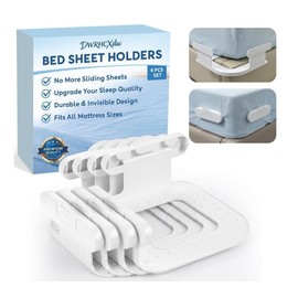 4Pcs Bed Sheet Holders for Corners ABS Material One-Time Installation