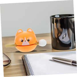 Zerodeko Cartoon Cat Shaped Wooden Fish Stress Relief Percussion Musical for Relaxation Yoga Dance More Compact Design for Easy Portability