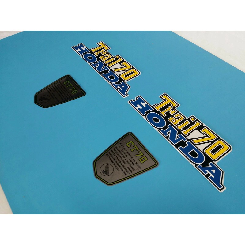 HONDA CT70 TRAIL70 1976 FRAME DECAL GRAPHIC SET (#H61)