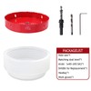 Nicerity 7 Inch Hole Saw with 180mm Dust Bowl Catcher