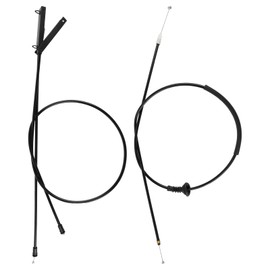 CARBBIA 51232751378 51237148865 Hood Release Cable Set Compatible with MINI Cooper R56 2007-2013 Compatible with R55 2008-2015 Compatible with R57 2009-2015 Compatible with R58 2011-2015