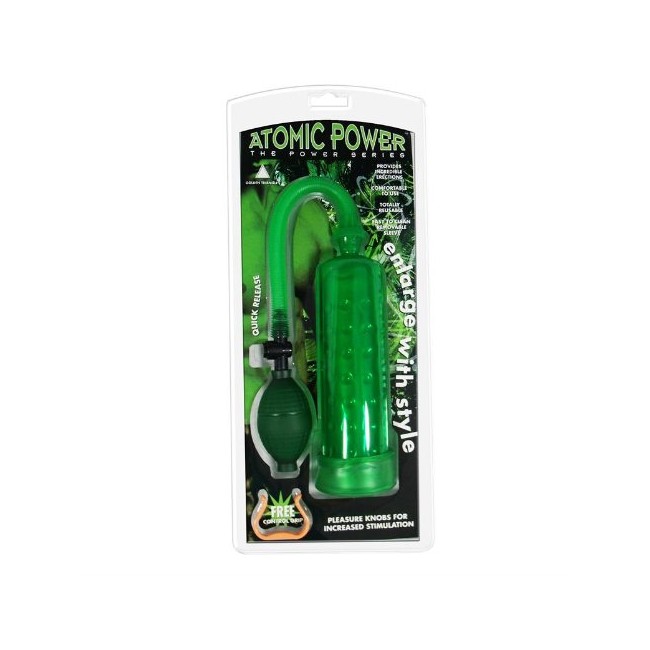 Golden Triangle Atomic Power Pump with Grip, Green