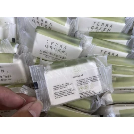 Terra Green 100 Pk Terra Green Cleansing Bar Enriched w/ White Tea 0.72oz Each Travel Size