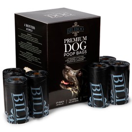 Disposable Dog Poop Bags, Black, Set of 270/18 Rolls, Leak-Proof - Durable, Lavender Scented Doggie Bags for Poop - Premium Quality, Discreet Canine Accessories and Supplies