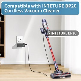 Charger for 29.6V Battery Cordless Vacuum Cleaer, 36V Adapter Compatible with INTETURE BP20 550W 45Kpa Cordless Vacuum Cleaner Power Supply