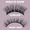 Individual Eyelashes, QUEWEL, Individual Eyelash Clusters, Lashes, C Curl, 10