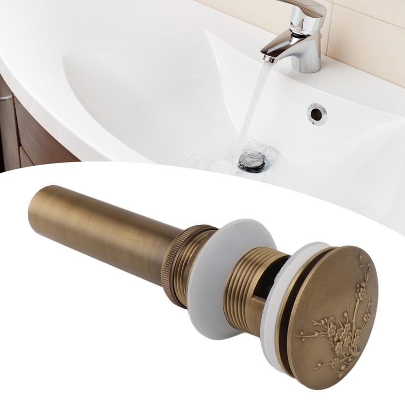 Pop Up Sink Drain Copper Sink Drain Stopper Vessel Vintage