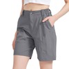 Jawtut Women's Hiking Cargo Shorts 7" Lightweight Quick Dry Athletic
