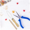 Beavorty 5pcs Beading Threader Tools for Jewelry Making Handle Needle