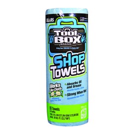Sellars 54400 ToolBox Z400 Shop Recycled Disposable Towel, 11" Length x 9.4" Width, Blue (30 Rolls of 55 Sheets)