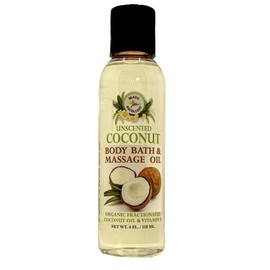 Unscented Coconut Body, Bath & Massage Oil