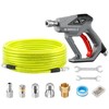 M MINGLE Sewer Jetter Kit for Pressure Washer 50 FT,