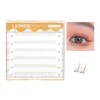 LASHIDOL partial false eyelashes, straight pita lashes, bottom lashes, no
