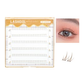LASHIDOL partial false eyelashes, straight pita lashes, bottom lashes, no glue needed, false eyelashes, glued eyelashes, partial false eyelashes, glued eyelashes, glueless false eyelashes, segmented