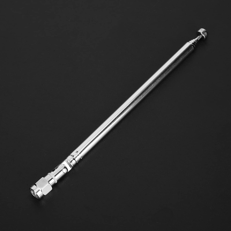 Radio Scanner Antenna, 6 Section Telescope 40MHz-6G Super Broadband SMA