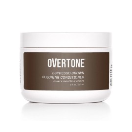 OVERTONE Haircare Semi-Permanent Color Depositing Conditioner with Shea Butte...