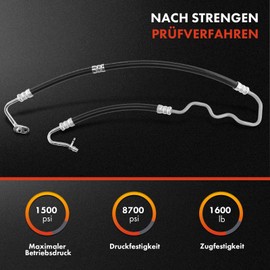 Frankberg 1 x Power Steering Pump with Seal Protective Cap for Left Hand Drive Compatible with C-Class W204 C180 C200 C220 C250 Diesel 2008-2014 Replace# 2044604424