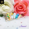 Early summer handmade nail tips - Short Oval / 초여름