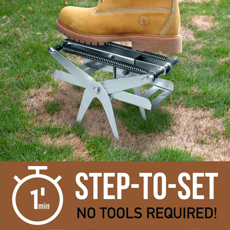 YARDDOG Mole Trap - Step-to-Set Scissor Style, Commercial Grade Durable