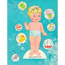 VINTAGE 1975 BABY ALIVE PAPER DOLL RARE UNCUT CUTE HD LASR REPRODUCTION NO1 SELR