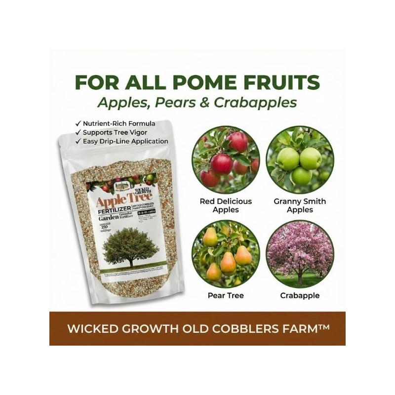 Old Cobblers Farm™ Wicked Growth Apple Tree Fertilizer - Boost
