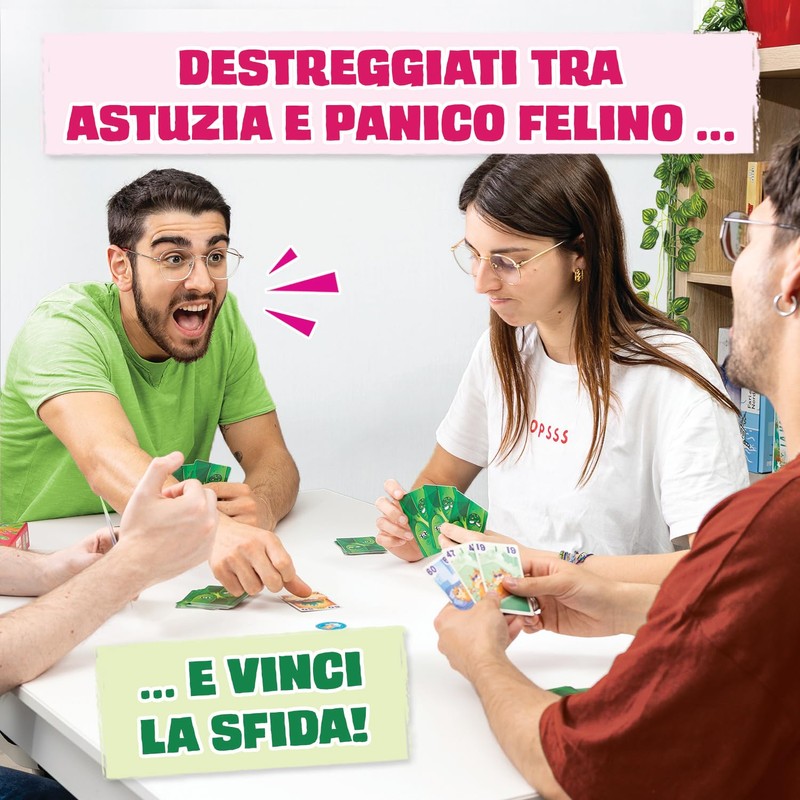 Gatti che odiano i cetrioli - Gioco di carte per