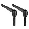 TA-VIGOR 2Pcs Adjustable Clamping Lever Handles, M12 x 50mm Locking